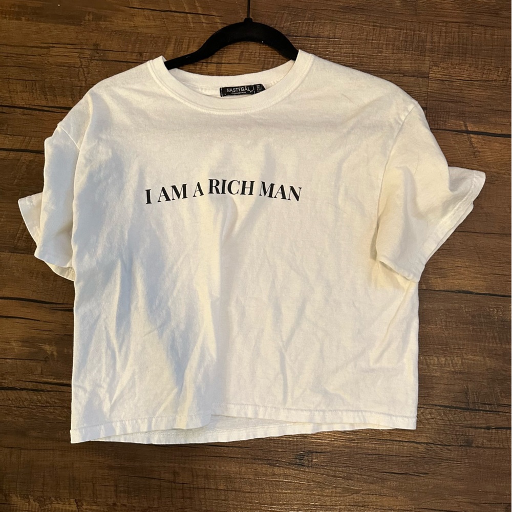 rich man cropped tee